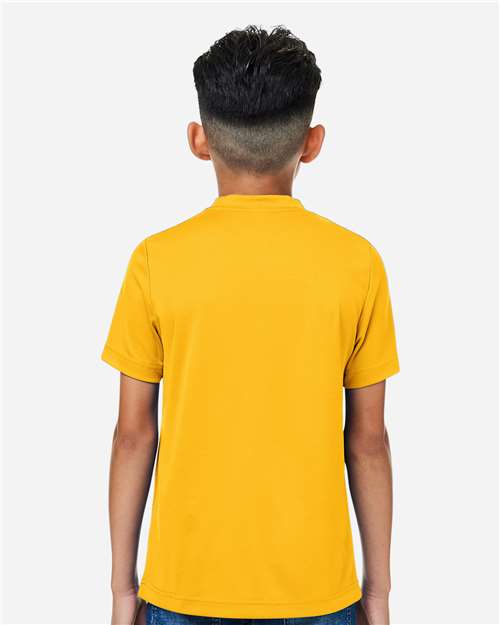 Team 365 Youth Zone Performance Mesh T-Shirt - TT15Y Sport Athletic Gold