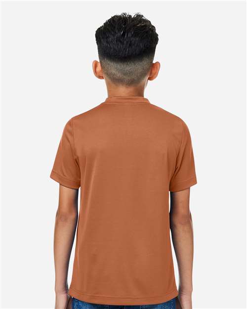 Team 365 Youth Zone Performance Mesh T-Shirt - TT15Y Sport Burnt Orange