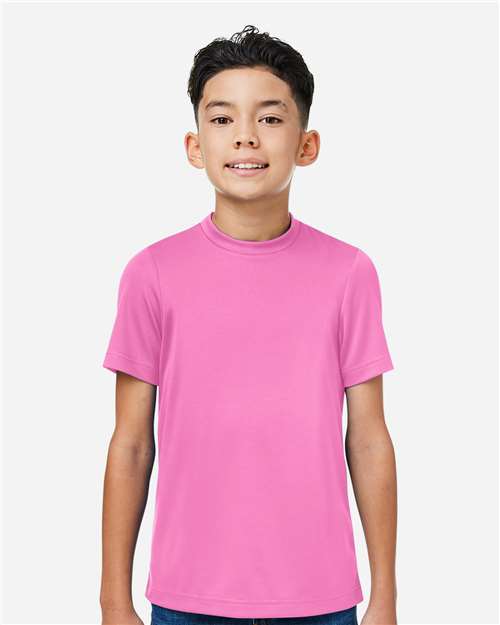 Team 365 Youth Zone Performance Mesh T-Shirt - TT15Y Sport Charity Pink