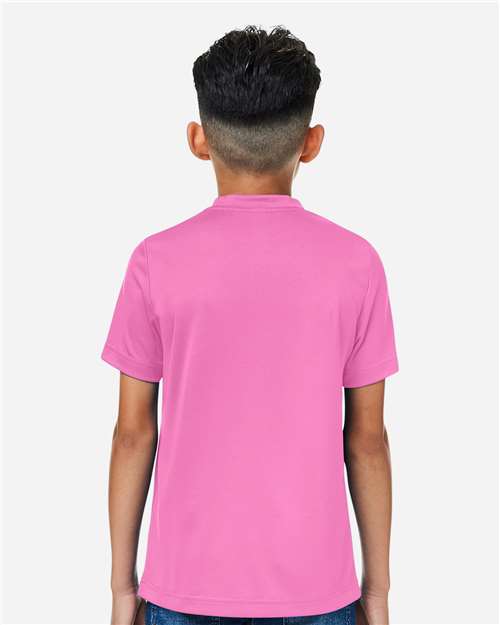 Team 365 Youth Zone Performance Mesh T-Shirt - TT15Y Sport Charity Pink