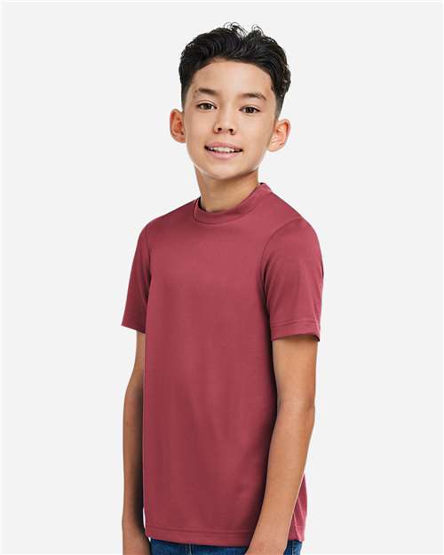 Team 365 Youth Zone Performance Mesh T-Shirt - TT15Y Sport Maroon