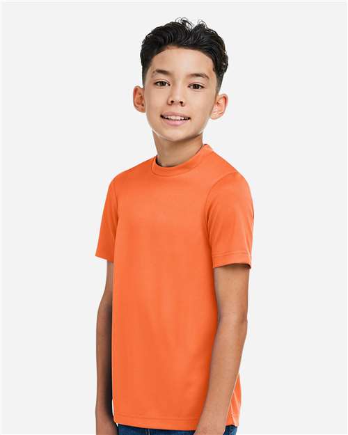 Team 365 Youth Zone Performance Mesh T-Shirt - TT15Y Sport Orange