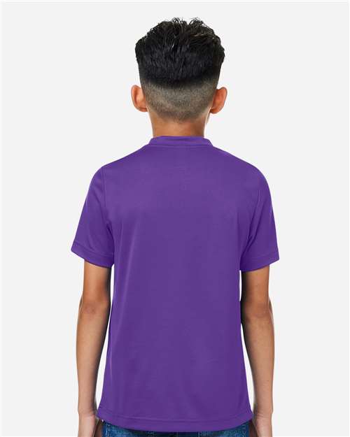Team 365 Youth Zone Performance Mesh T-Shirt - TT15Y Sport Purple