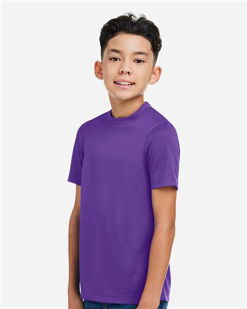 Team 365 Youth Zone Performance Mesh T-Shirt - TT15Y Sport Purple