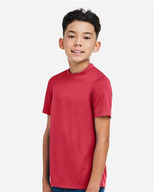 Team 365 Youth Zone Performance Mesh T-Shirt - TT15Y Sport Scarlet Red