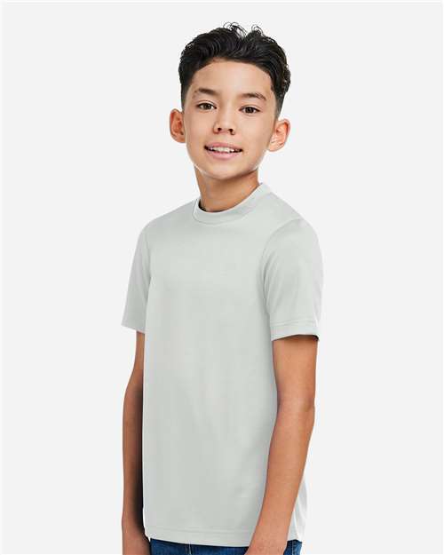 Team 365 Youth Zone Performance Mesh T-Shirt - TT15Y Sport Silver