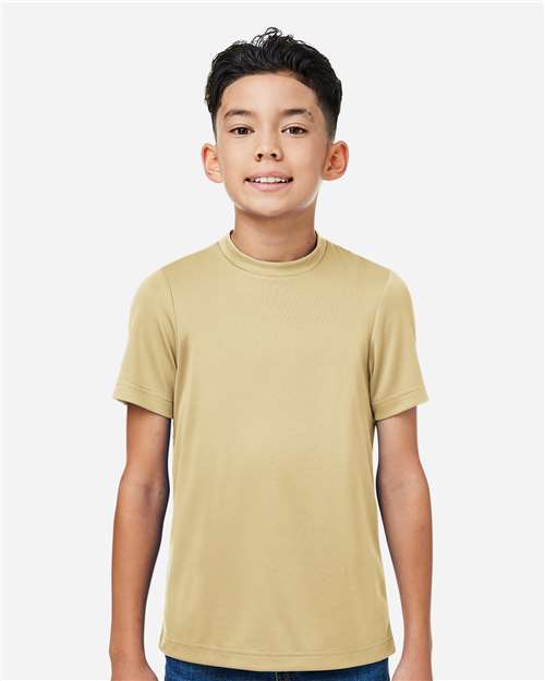 Team 365 Youth Zone Performance Mesh T-Shirt - TT15Y Sport Vegas Gold