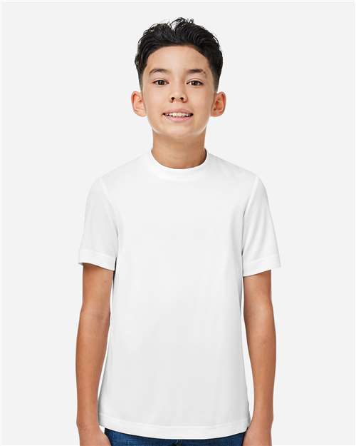 Team 365 Youth Zone Performance Mesh T-Shirt - TT15Y White