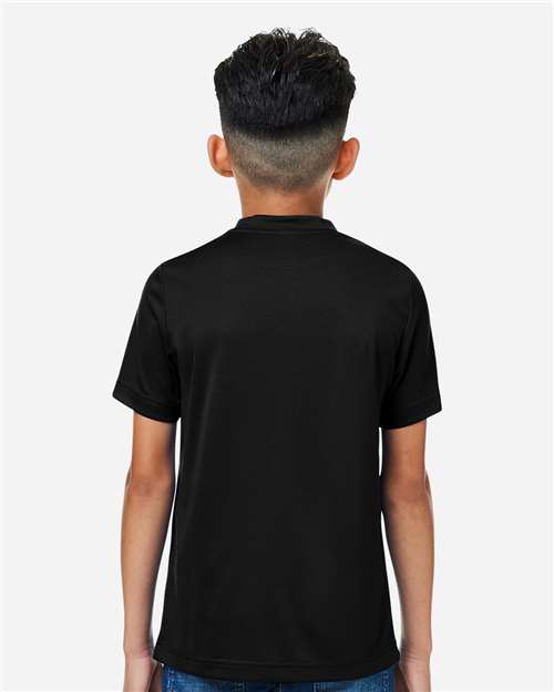 Team 365 Youth Zone Performance Mesh T-Shirt - TT15Y Black