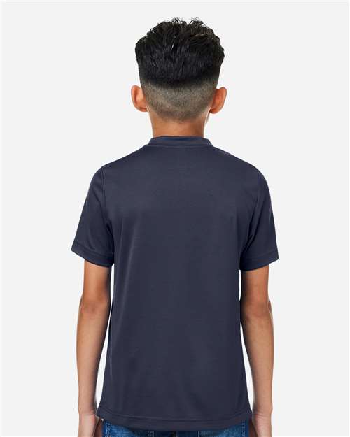 Team 365 Youth Zone Performance Mesh T-Shirt - TT15Y Sport Dark Navy