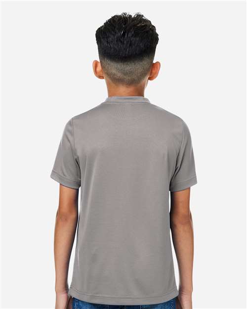 Team 365 Youth Zone Performance Mesh T-Shirt - TT15Y Sport Graphite