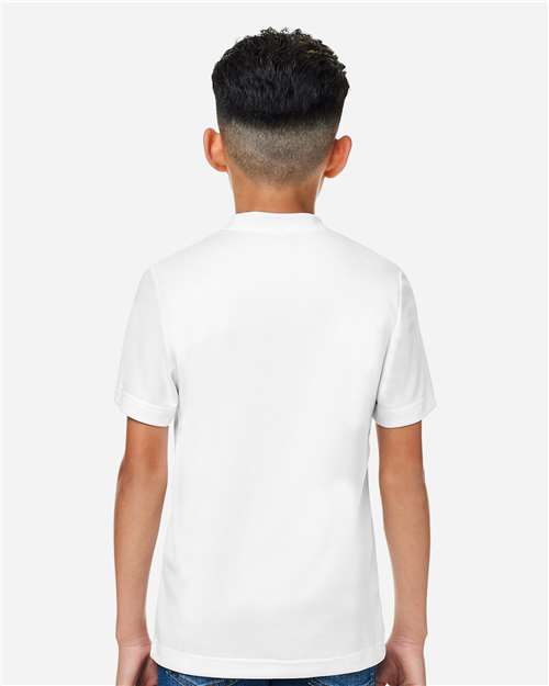 Team 365 Youth Zone Performance Mesh T-Shirt - TT15Y White