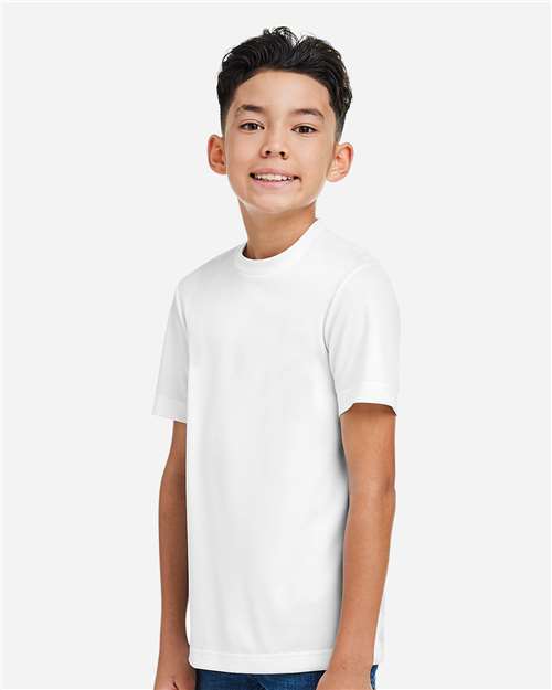 Team 365 Youth Zone Performance Mesh T-Shirt - TT15Y White