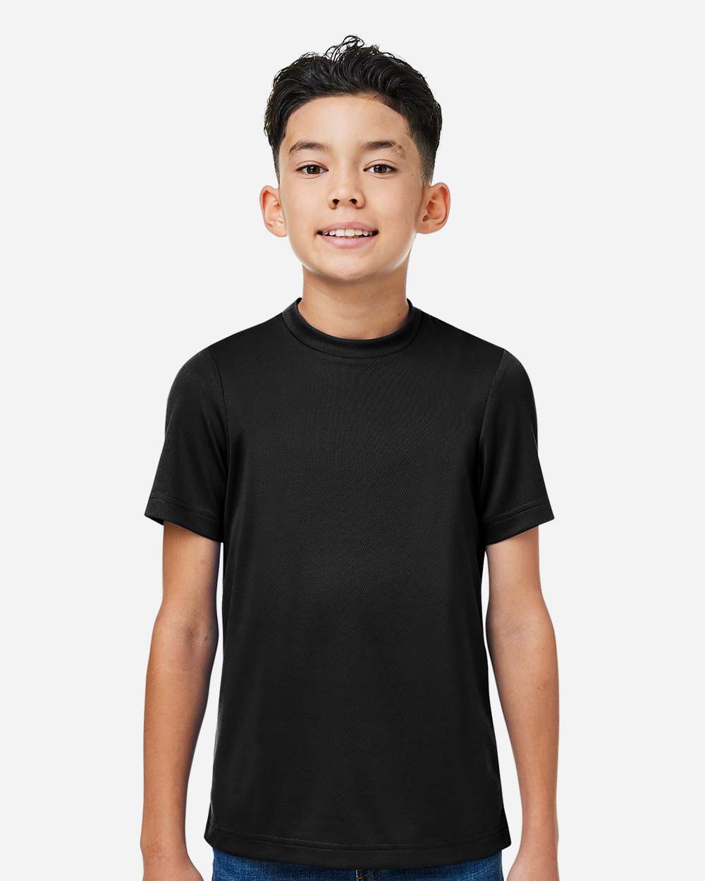 Team 365 Youth Zone Performance Mesh T-Shirt - TT15Y Black