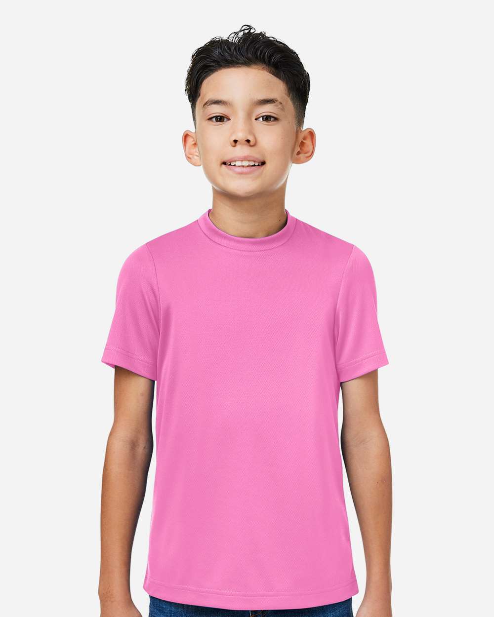 Team 365 Youth Zone Performance Mesh T-Shirt - TT15Y Sport Charity Pink