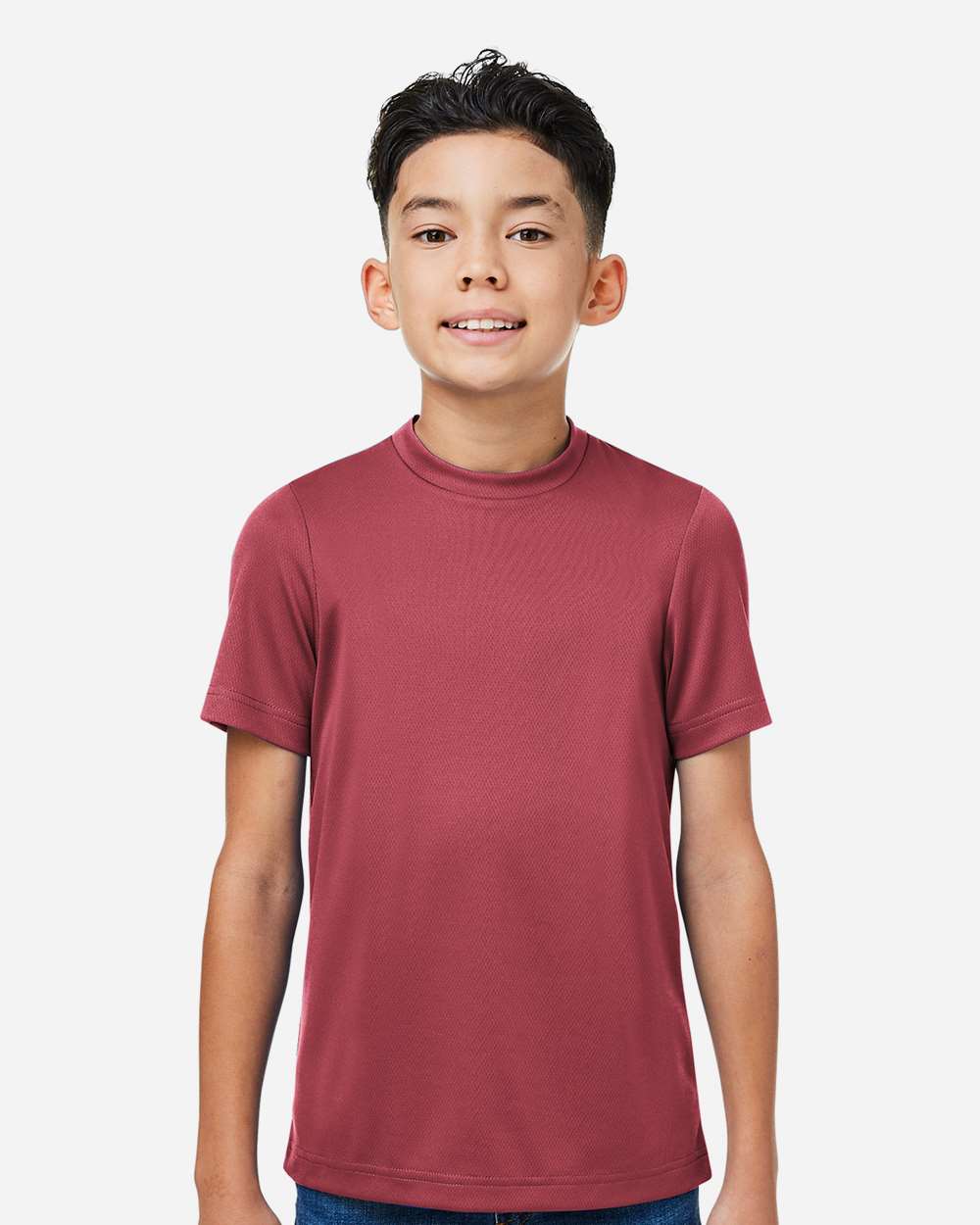 Team 365 Youth Zone Performance Mesh T-Shirt - TT15Y Sport Maroon