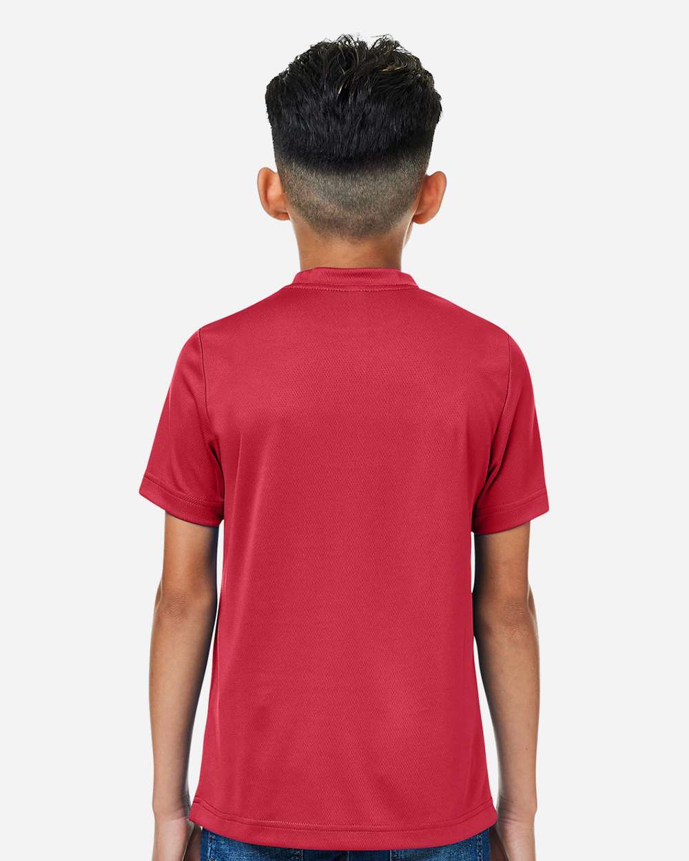 Team 365 Youth Zone Performance Mesh T-Shirt - TT15Y Sport Scarlet Red