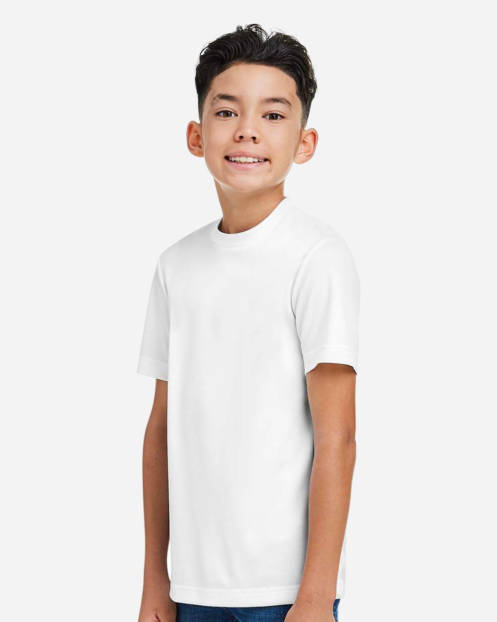 Team 365 Youth Zone Performance Mesh T-Shirt - TT15Y White