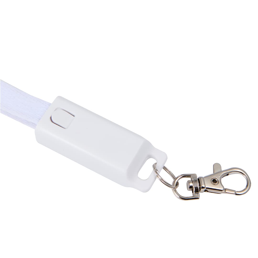 5-in-1 40W PD Charging Cable Lanyard - SM-2850 White