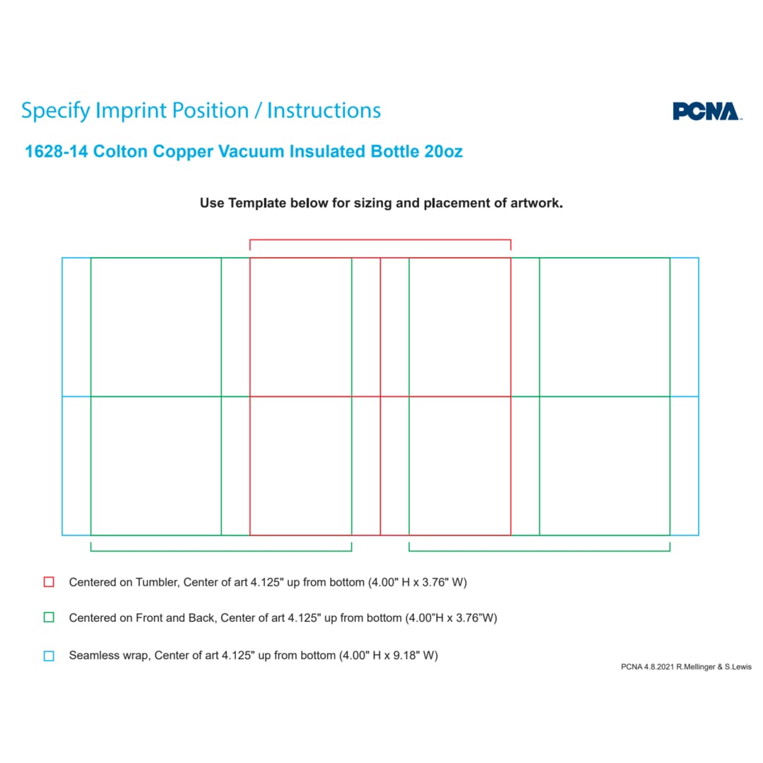 Colton Copper Vacuum Insulated Bottle 20oz - 1628-14 Black