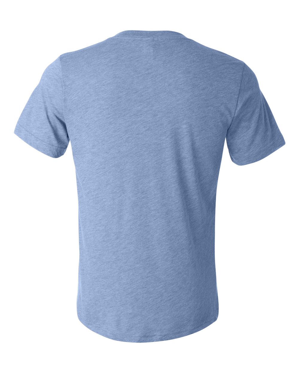 BELLA + CANVAS Unisex Triblend V-Neck Tee - 3415 - 3415C Blue Triblend