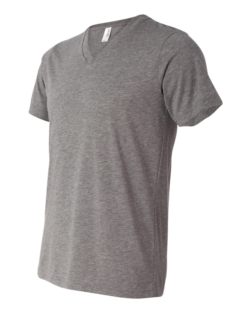 BELLA + CANVAS Unisex Triblend V-Neck Tee - 3415 - 3415C Grey Triblend