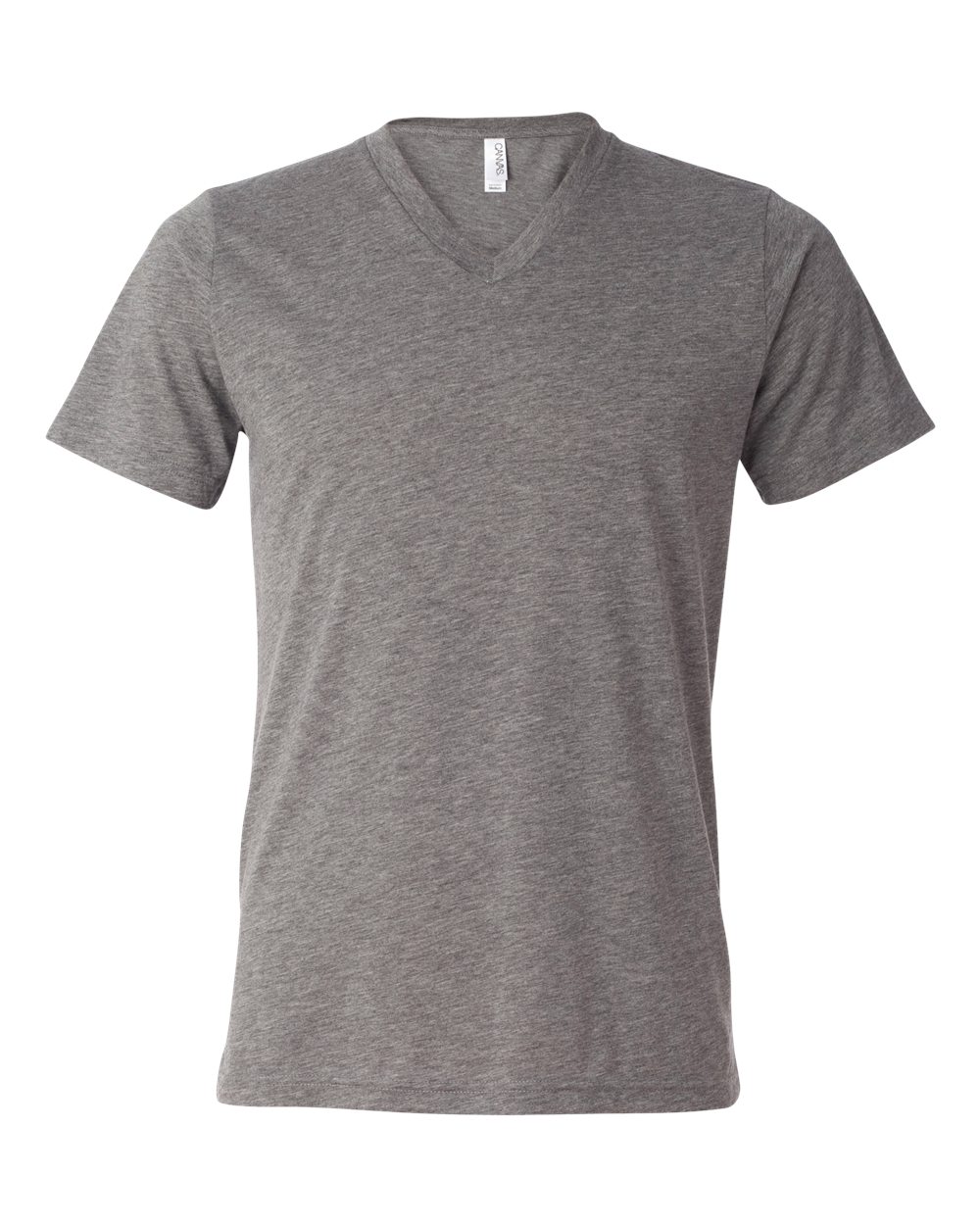 BELLA + CANVAS Unisex Triblend V-Neck Tee - 3415 - 3415C Grey Triblend