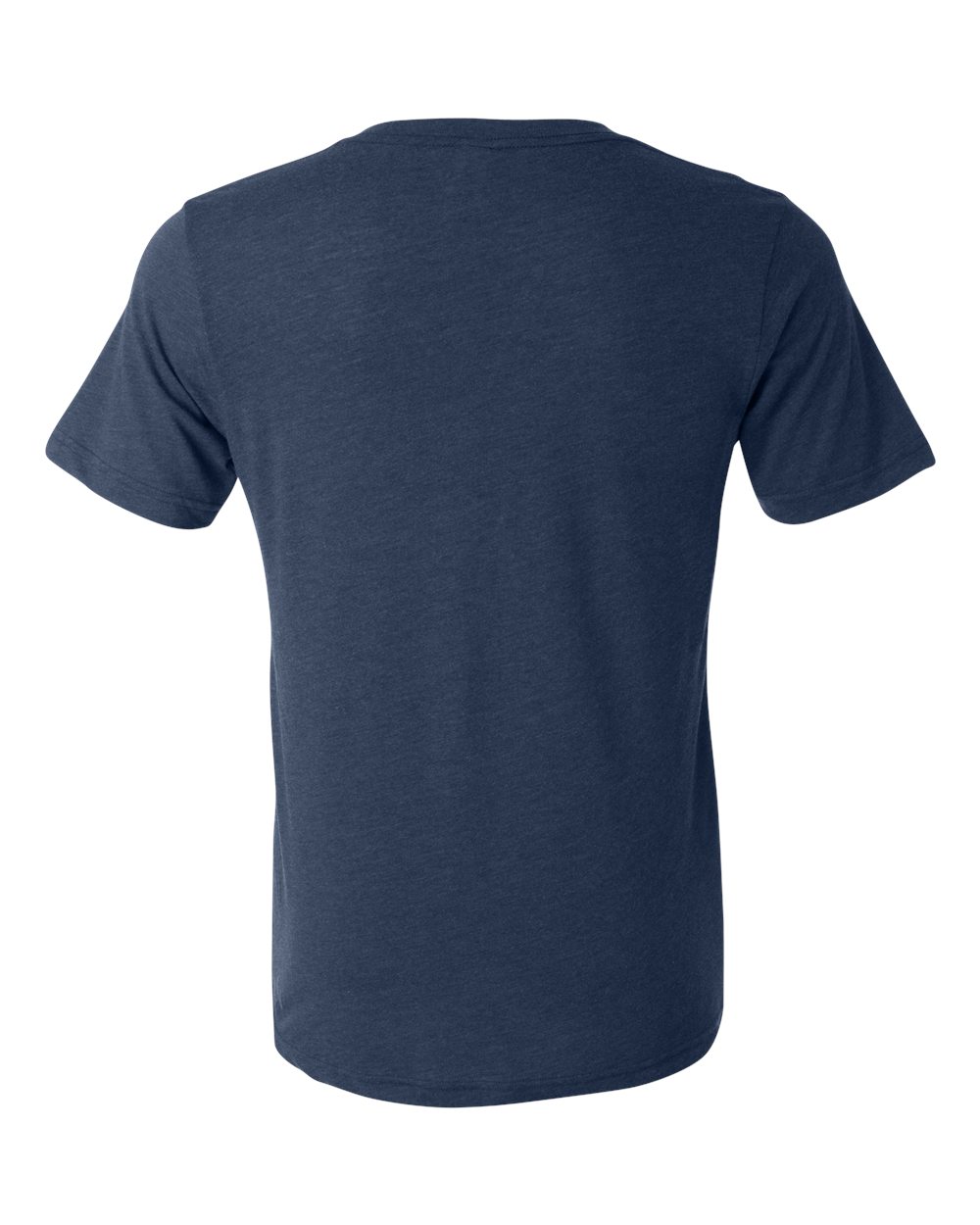BELLA + CANVAS Unisex Triblend V-Neck Tee - 3415 - 3415C Navy Triblend