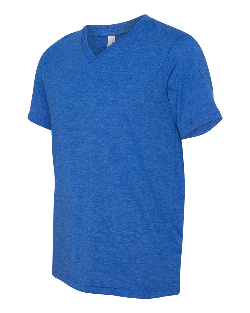 BELLA + CANVAS Unisex Triblend V-Neck Tee - 3415 - 3415C True Royal Triblend