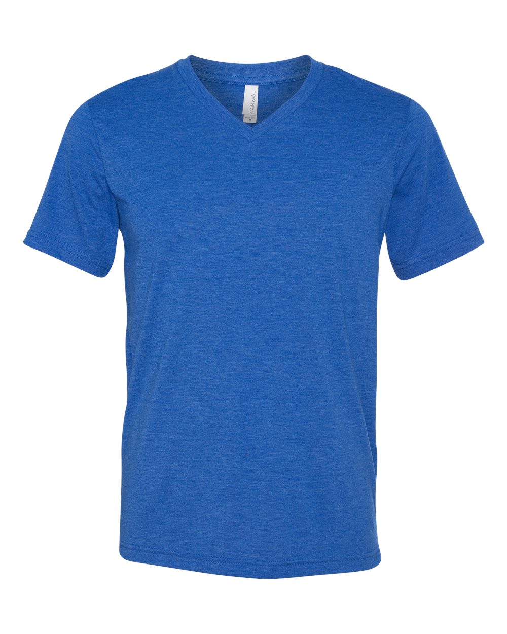 BELLA + CANVAS Unisex Triblend V-Neck Tee - 3415 - 3415C True Royal Triblend