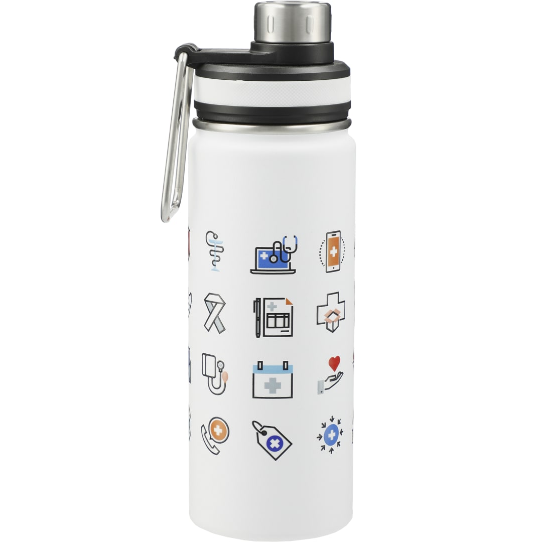 Vasco Copper Vacuum Insulated Bottle 20oz - 1628-20 White