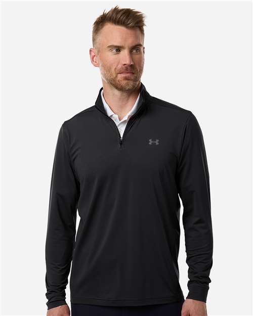 Under Armour Men's Drive Quarter-Zip Pullover - 1389864 Black- Castlerock