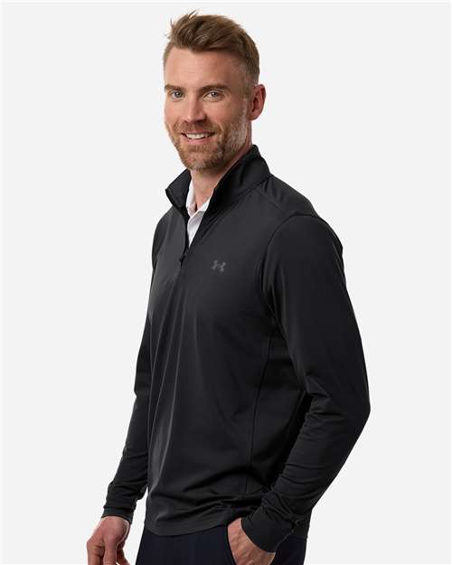 Under Armour Men's Drive Quarter-Zip Pullover - 1389864 Black- Castlerock