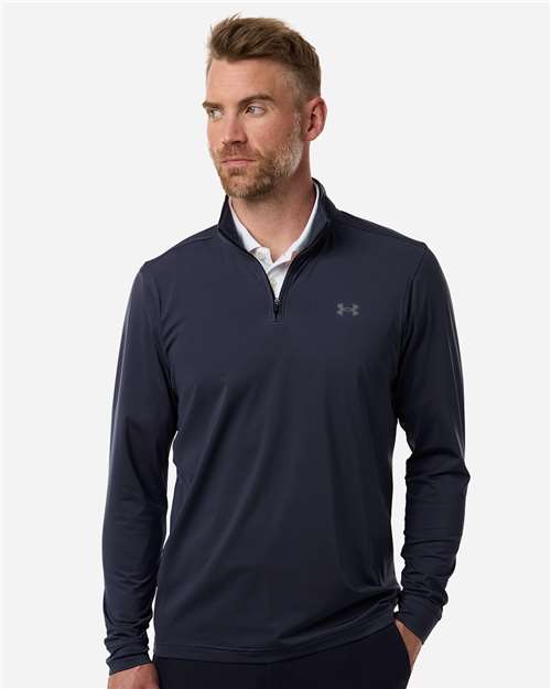 Under Armour Men's Drive Quarter-Zip Pullover - 1389864 Midnight Navy- Castlerock