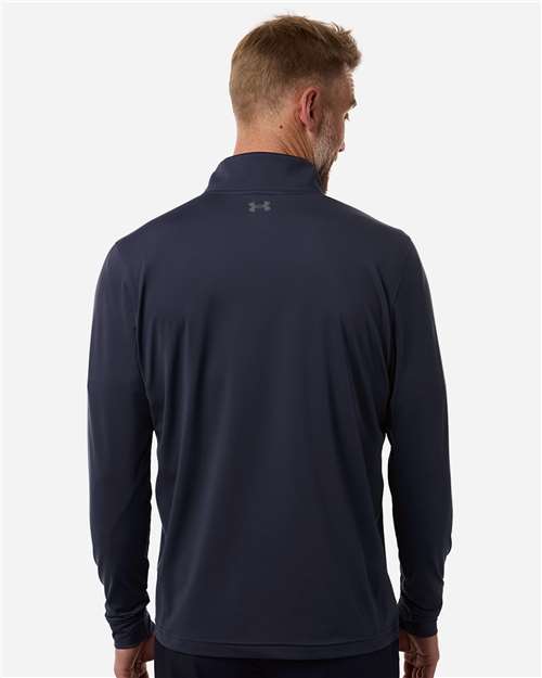 Under Armour Men's Drive Quarter-Zip Pullover - 1389864 Midnight Navy- Castlerock