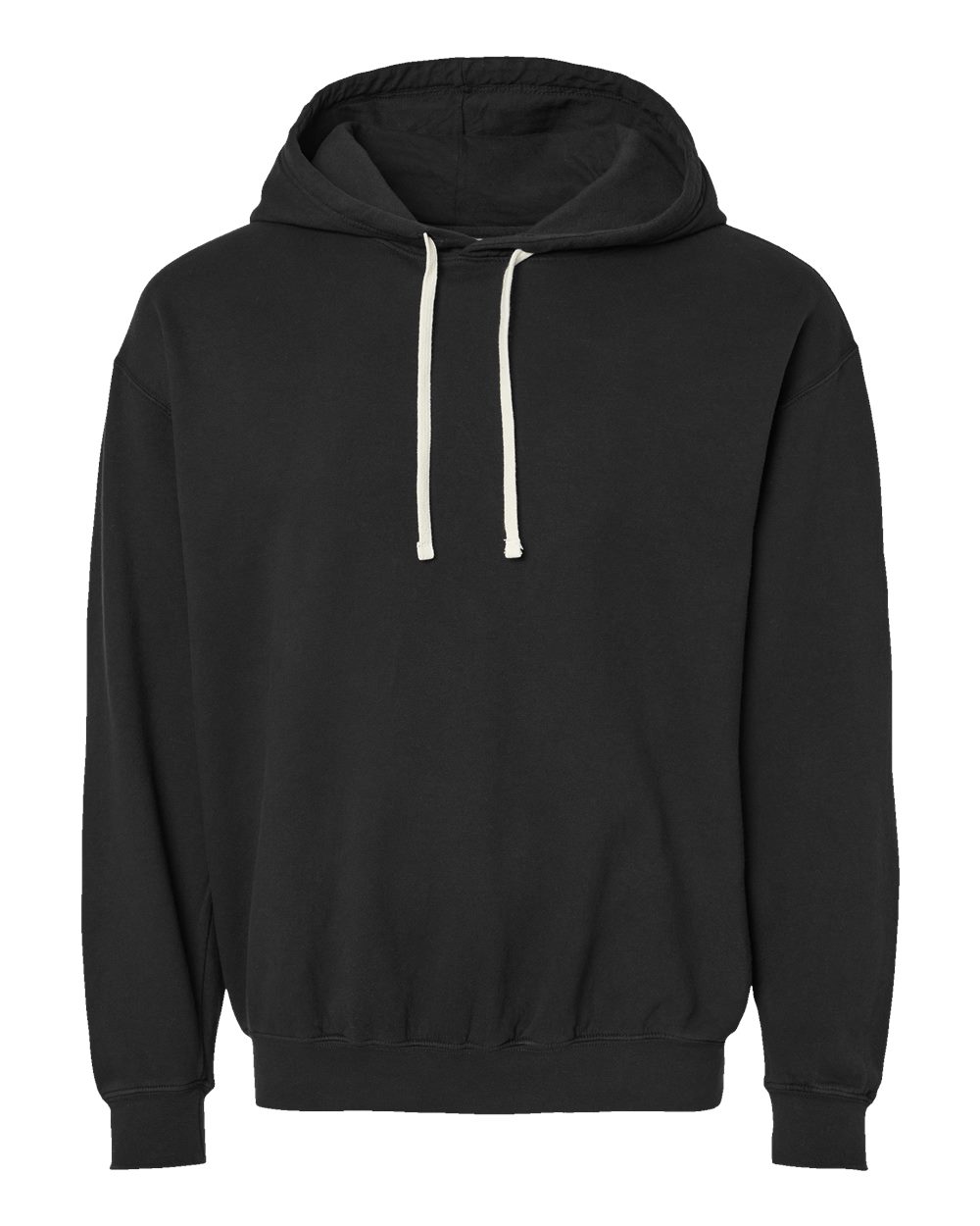 Comfort Colors Unisex Garment-Dyed Lightweight Fleece Hooded Sweatshirt - 1467 - 1467C Black