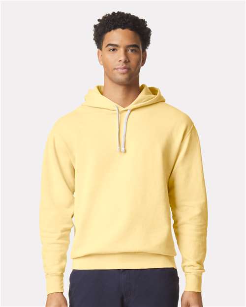 Comfort Colors Unisex Garment-Dyed Lightweight Fleece Hooded Sweatshirt - 1467 - 1467C Butter