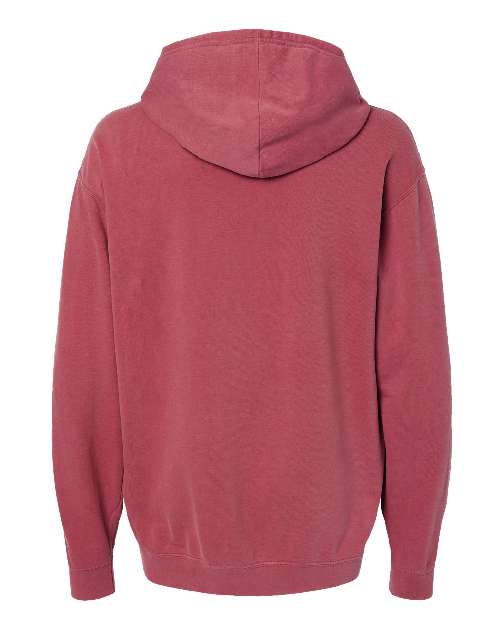 Comfort Colors Unisex Garment-Dyed Lightweight Fleece Hooded Sweatshirt - 1467 - 1467C Crimson