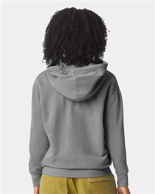Comfort Colors Unisex Garment-Dyed Lightweight Fleece Hooded Sweatshirt - 1467 - 1467C Grey
