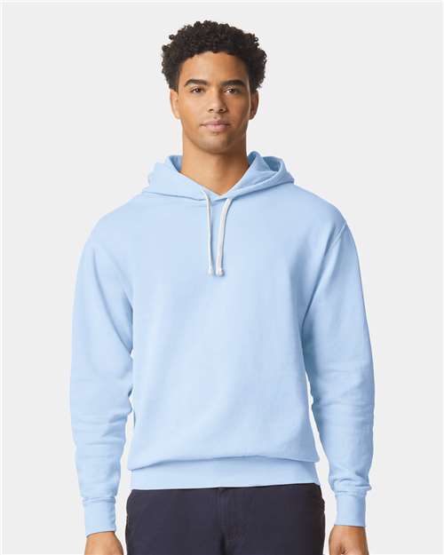 Comfort Colors Unisex Garment-Dyed Lightweight Fleece Hooded Sweatshirt - 1467 - 1467C Hydrangea