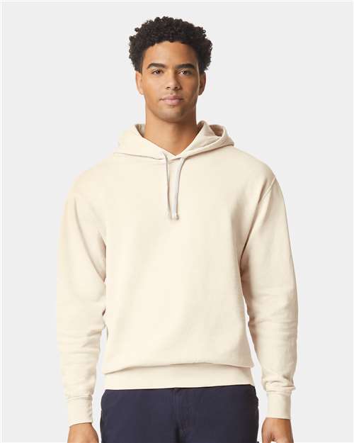 Comfort Colors Unisex Garment-Dyed Lightweight Fleece Hooded Sweatshirt - 1467 - 1467C Ivory