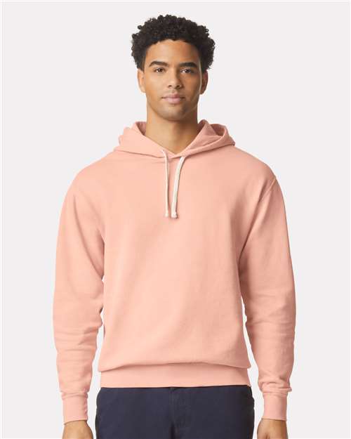 Comfort Colors Unisex Garment-Dyed Lightweight Fleece Hooded Sweatshirt - 1467 - 1467C Peachy