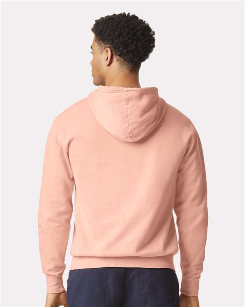 Comfort Colors Unisex Garment-Dyed Lightweight Fleece Hooded Sweatshirt - 1467 - 1467C Peachy