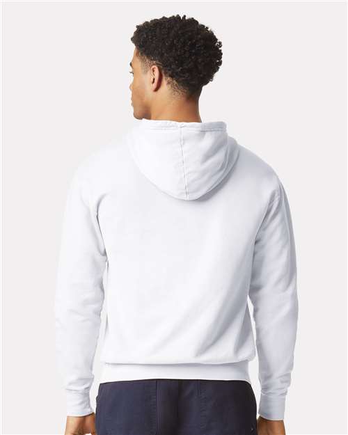 Comfort Colors Unisex Garment-Dyed Lightweight Fleece Hooded Sweatshirt - 1467 - 1467C White