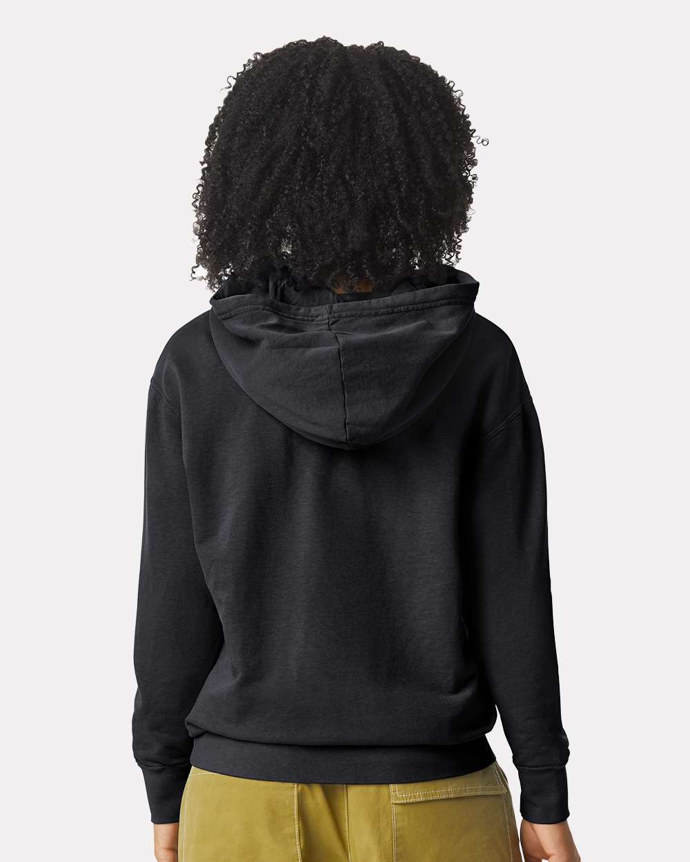Comfort Colors Unisex Garment-Dyed Lightweight Hooded Sweatshirt - 1467 - 1467C Black