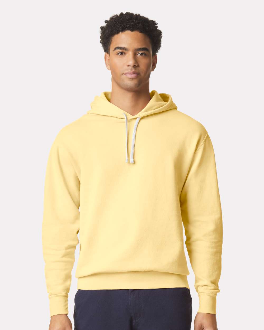 Comfort Colors Unisex Garment-Dyed Lightweight Hooded Sweatshirt - 1467 - 1467C Butter