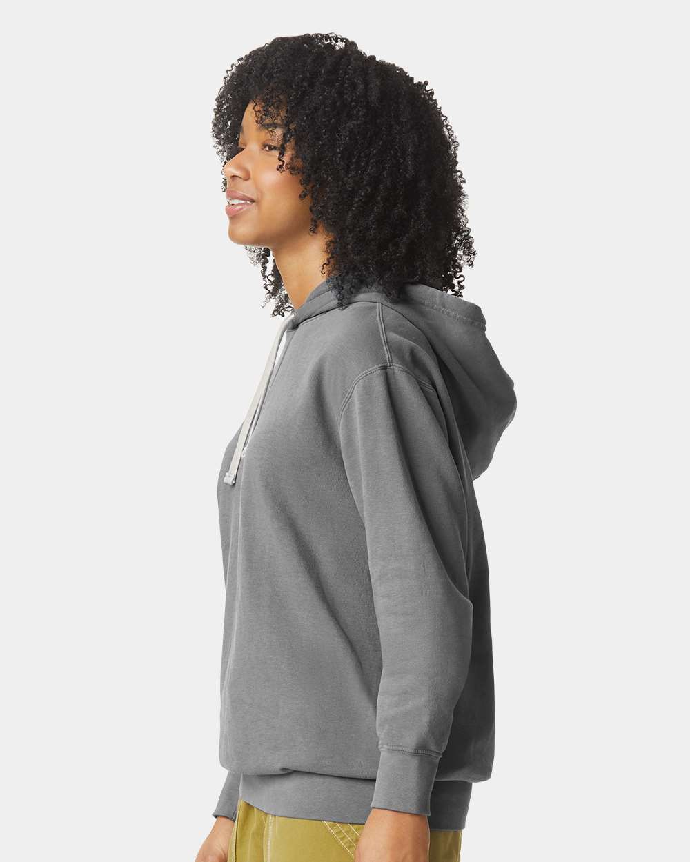 Comfort Colors Unisex Garment-Dyed Lightweight Hooded Sweatshirt - 1467 - 1467C Grey