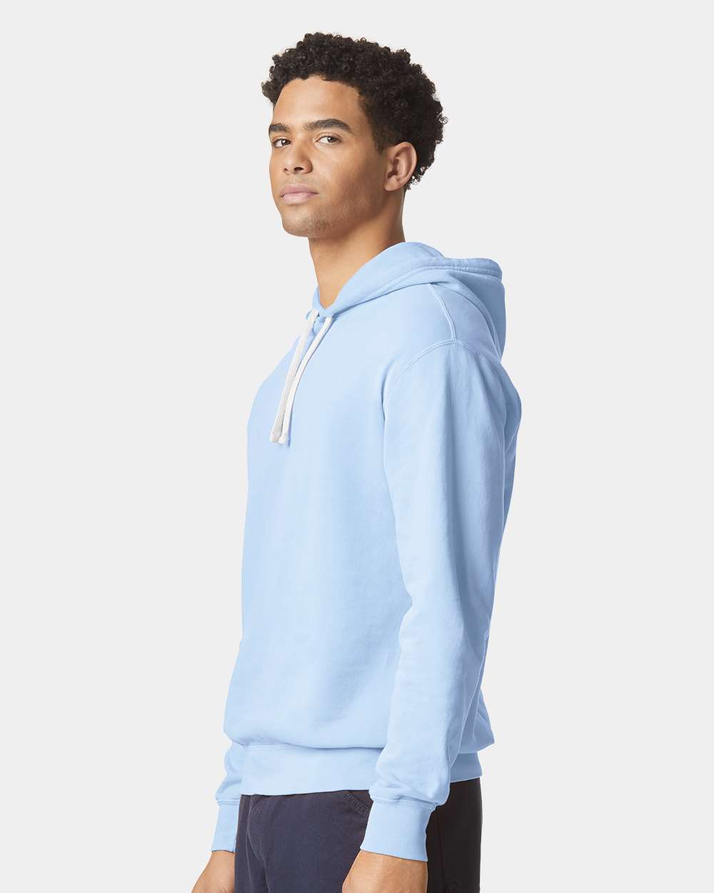 Comfort Colors Unisex Garment-Dyed Lightweight Hooded Sweatshirt - 1467 - 1467C Hydrangea
