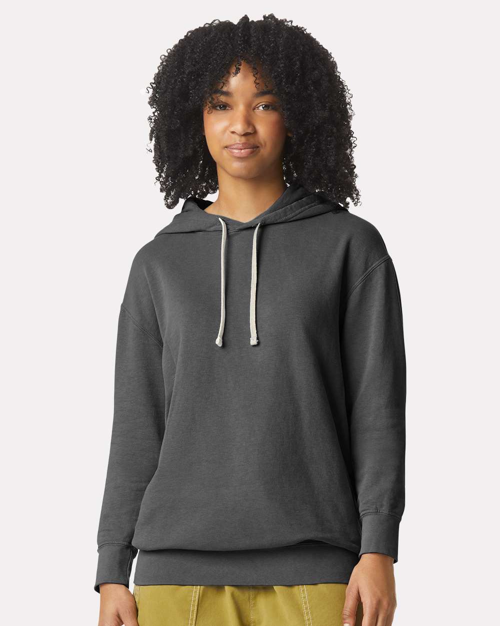 Comfort Colors Unisex Garment-Dyed Lightweight Hooded Sweatshirt - 1467 - 1467C Pepper