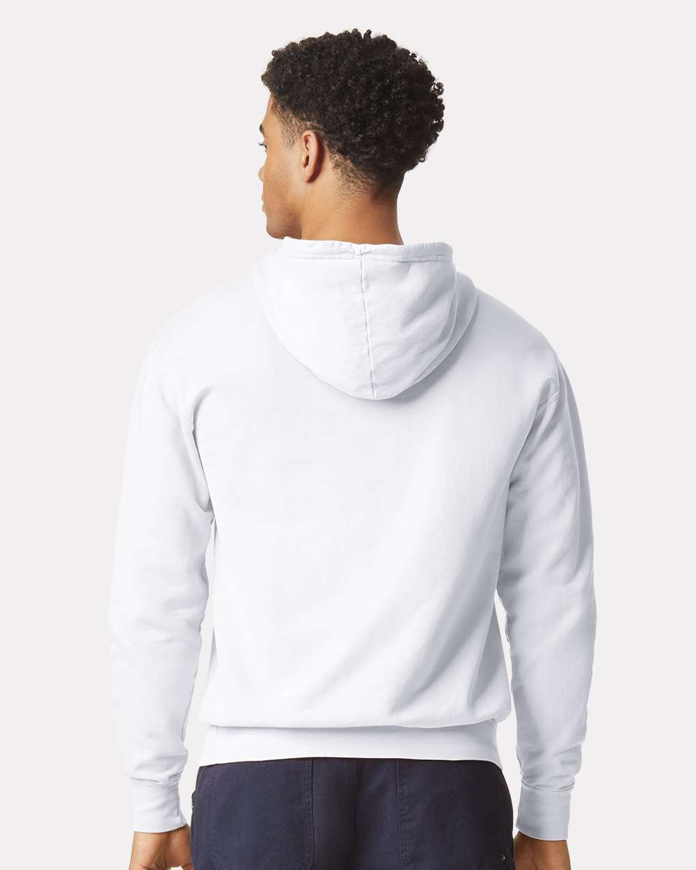 Comfort Colors Unisex Garment-Dyed Lightweight Hooded Sweatshirt - 1467 - 1467C White